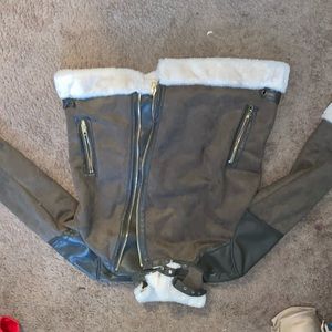 Olive green Michael Kors winter coat